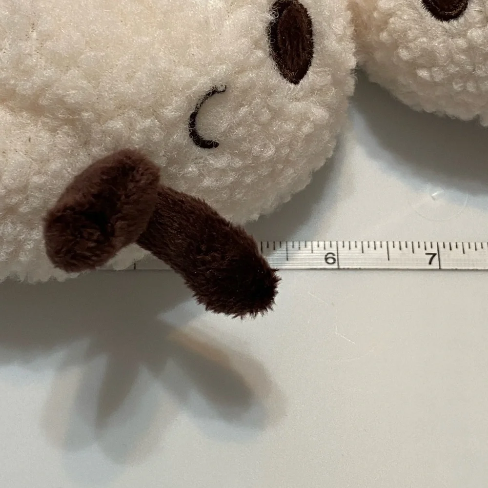 Cute Dog Face Little kids Slippers Size S/M cream